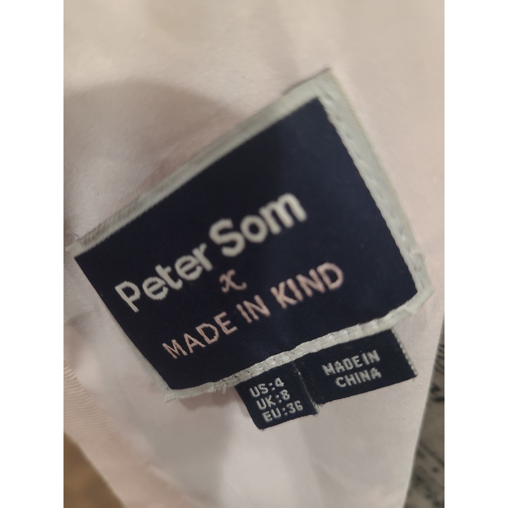 Peter Som x Made in Kind Women SZ 4 fit and flare Brushstroke and Blossom dress - Picture 2 of 12